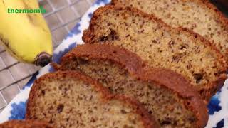 Thermomix® Recipes  Moist Banana Cake [upl. by Hairahcaz]