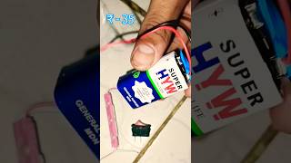 Led lights with 9 volt battery 😊👨‍💻💗💕please subscribe shorts viral experiment led 10kviews yt [upl. by Sihonn]