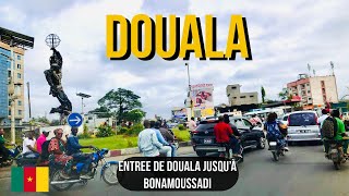 Plongée dans les rues animées de Douala  Live de Bonabéri à Bonamoussadi [upl. by Naitsirc188]