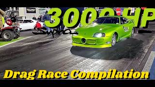 3000 HP Supra Drag Racing Compilation [upl. by Helas]