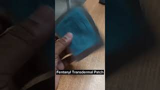 Fentanyl transdermal patch painkillerdoctor medical treatmentaiimsdelhi nursingmbbsshorts [upl. by Fleurette]