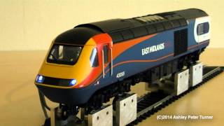 Hornby R2948  Class 43  East Midlands Trains  HST Pack  OO Gauge  Review  HD [upl. by Ailam]