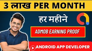 3 Lakh Per Month Admob earning Proof  Admob online earning tricks  Online earning proof [upl. by Aracahs]