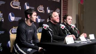 UNH Post Game Frozen Fenway Press Conference [upl. by Enoved216]