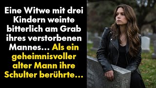 Eine Witwe mit drei Kindern weinte bitterlich am Grab ihres verstorbenen Mannes Als ein [upl. by Artened911]