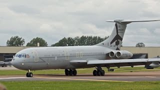 Vickers VC10 C1K Royal Air Force RAF departure RIAT 2012 AirShow [upl. by Trah354]