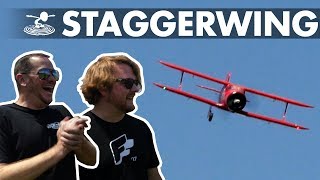 The Little Staggerwing that Could  Alex attempts a onewheel landing [upl. by Anaer584]