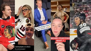 HOCKEY TIKTOK COMPILATIONS😍🏒 part 45  CONNOR BEDARD EDITION [upl. by Enoyrt]