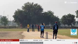 Live Cricket Match  Royal Spartans 11 vs Segno Troops  11Nov24 0745 AM  Security Troops Cric… [upl. by Edbert]