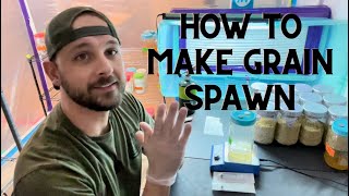 How To Make Grain Spawn boostedorganics [upl. by Odlonra967]