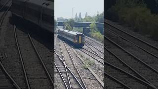 Part cancelled cross country service onto the down EREWASH main at Trowell junction 6924 [upl. by Tewfik]