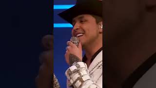 Christian Nodal y Belinda cantan JUNTOS en La Voz ❤️  lavozglobal shorts [upl. by Adigun]