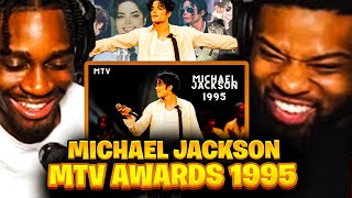 BabantheKidd FIRST TIME reacting to Michael Jackson  Dangerous Live at the MTV Awards in 1995 HD [upl. by Ferdinande]