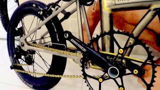 Extralite QRC2 crankset installation on a Brompton [upl. by Ahsiri561]