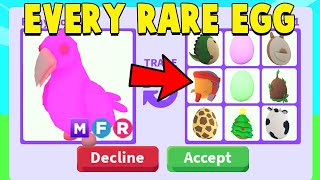 I traded for EVERY RARE EGG and HATCHED them after Adopt Me [upl. by Ddart231]