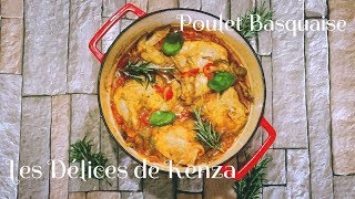 La Recette Facile du Poulet Basquaise  Recette Francaise [upl. by Talyah757]