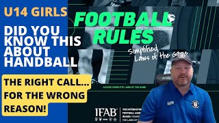 Ep 29 Handball call is right for the WRONG reason [upl. by Ahsilahs]