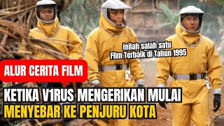 WABAH MENGERIKAN MENYEBAR KE PENJURU KOTA ‼️ ALUR CERITA FILM OUTBREAK 1995 [upl. by Tnias]