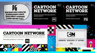 History of Cartoon Network Asia PG advisory bumpers 20062018 [upl. by Barton726]