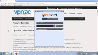 OpenVPN Client on Windows 7 [upl. by Silrac573]