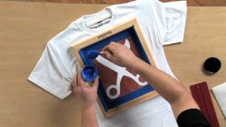 How to Screen Print Using the Drawing Fluid Technique [upl. by Gio]