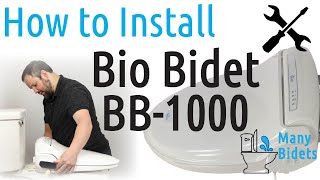 How to install the BB1000 Supreme Bidet Seat by Bio Bidet [upl. by Zetroc]