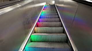 Sweden Stockholm Odenplan Subway Station 5X escalator [upl. by Solana]