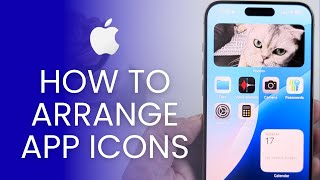 How To Rearrange Home Screen Apps On iPhone iOS 18 [upl. by Callida]