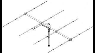 MONTAGE ANTENNE YAGI 4 ELEMENTS [upl. by Bentlee]