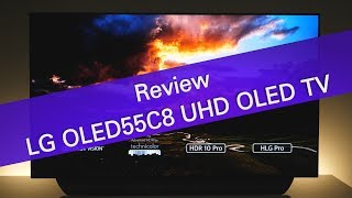 LG OLED55C8 C8 series UHD OLED TV review [upl. by Notserk595]