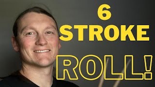 How to Play a 6 Stroke Roll on the Drum Set  with recording examples [upl. by Alemac982]