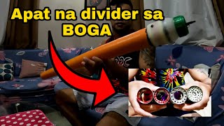 How to make four divider in boga using can of sardines boga lantaka trendingvideo bogaking [upl. by Leanahtan70]