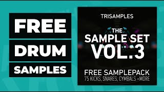 70 FREE Drum Samples RoyaltyFree [upl. by Airtemak325]