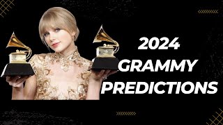 GRAMMY PREDICTIONS amp NOMINATIONS 2024 [upl. by Necaj425]