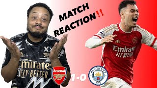 Arsenal 10 Man City  Troopz Match Reaction  The Martinelli Sub Changed Everything [upl. by Butta]