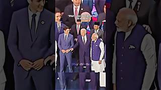 Justin Trudeau And Biden Awkward Moment In G20 shorts g20 biden justintrudeau modi brazil [upl. by Yesnel73]