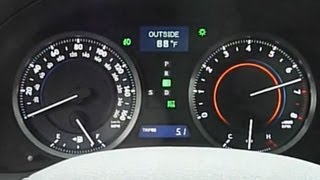 2012 Lexus IS 250 060 mph acceleration [upl. by Aloz474]