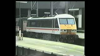 British Rail 1989  Trains at London Euston part 2 [upl. by Rosita]