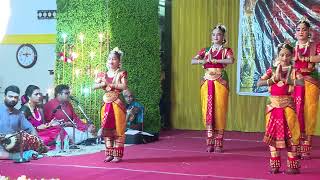 Gambheera Nattai Pushpanjali by Amshikhaa and Roshikhaa Salangai Pooja  Krishna Mahal Chengalpattu [upl. by Emile]