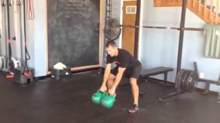 Learning the double kettlebell snatch [upl. by Bred]