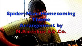 SpiderMan Homecoming Theme Guitar [upl. by Eanahs]