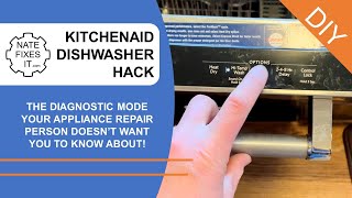 Dishwasher Diagnostic Mode find out why your Kitchenaid won’t work [upl. by Hercule]