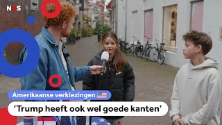 Kinderen over de uitslag van de verkiezingen in de VS [upl. by Adnohral547]