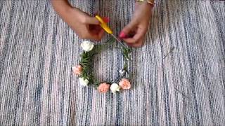 How To Make A Flower Hair Band [upl. by Asirehc]