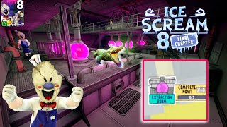 Extraction Room Escape Gameplay Customise Charectors  Ice Scream 8 Update [upl. by Gurevich]