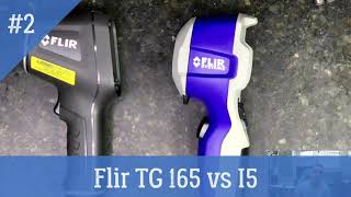 Teste câmera térmica Flir TG165 vs Flir I5 [upl. by Brelje]