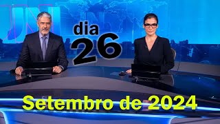 Jornal Nacional da rede globo completo do dia 27 de setembro de 2024 [upl. by Eiddam448]