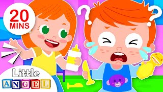 Why am I crying Kids Feelings Song  Peekaboo  Kids Songs amp Nursery Rhymes by Little Angel [upl. by Ridinger149]