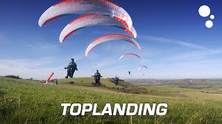 Paragliding Skills Toplanding in light winds [upl. by Harod]