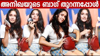 quotWHATS IN MY BAGquot with ANIKHA SURENDRAN  GINGER MEDIA [upl. by Dody869]